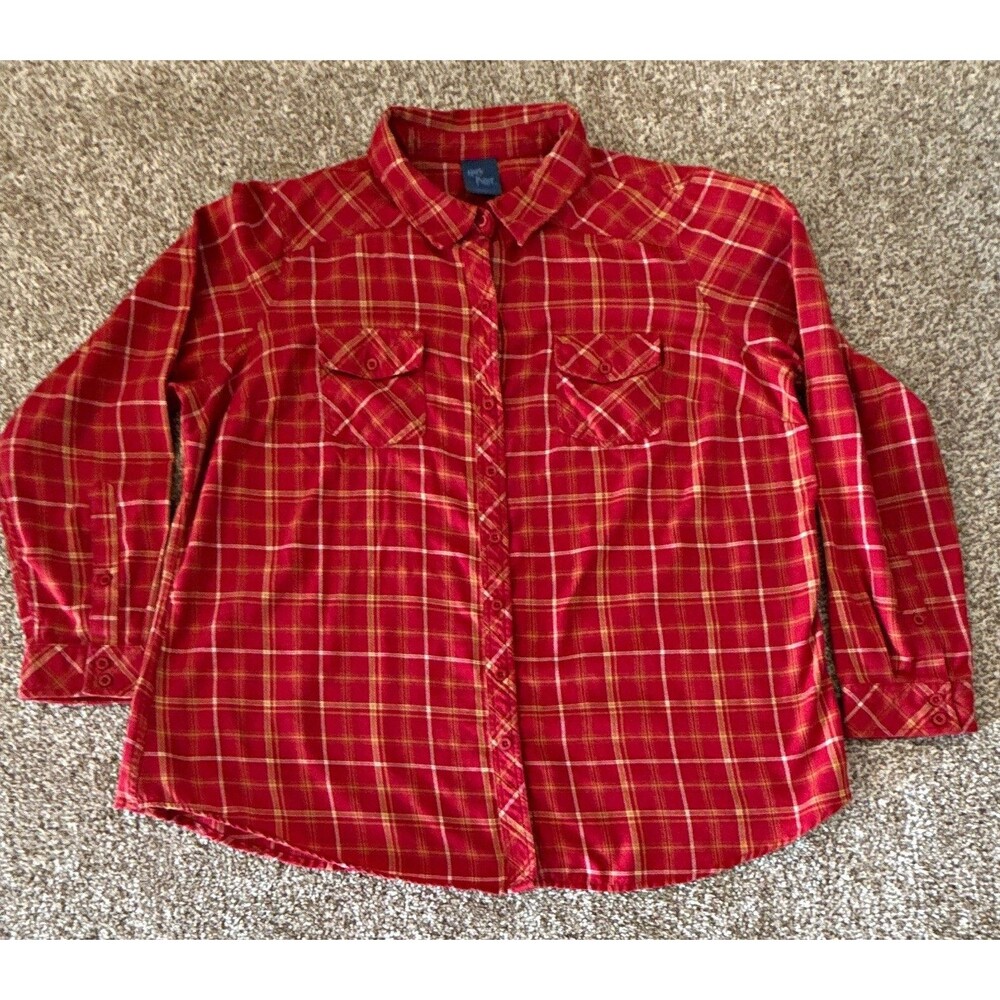 Harry Potter Torrid Collection Gryffindor Red Plaid Button-Up Shirt